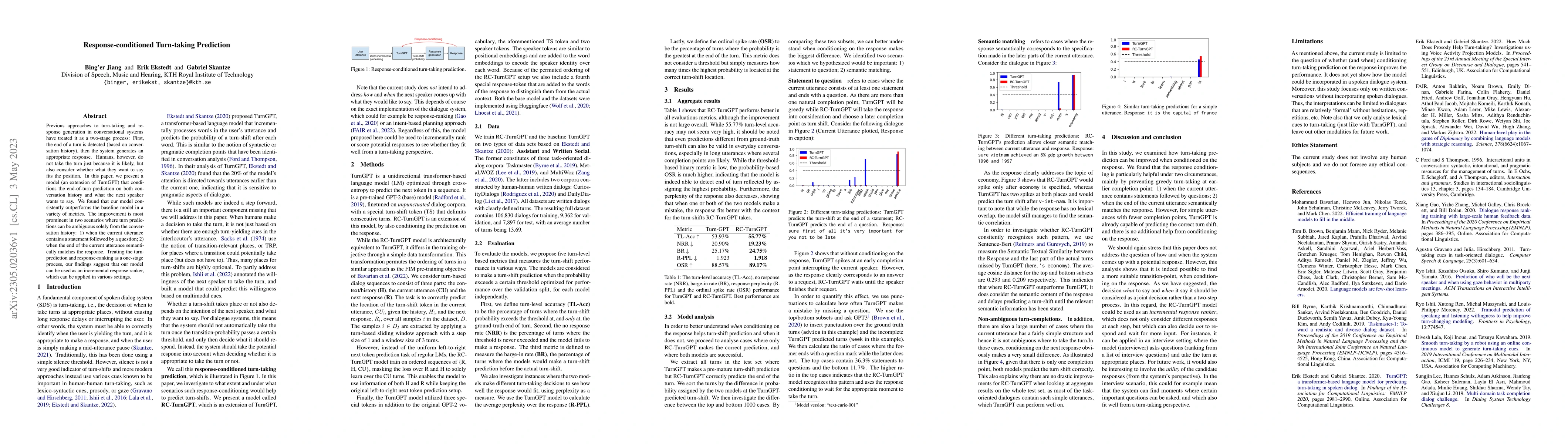 Thumbnail for Response-conditioned Turn-taking Prediction