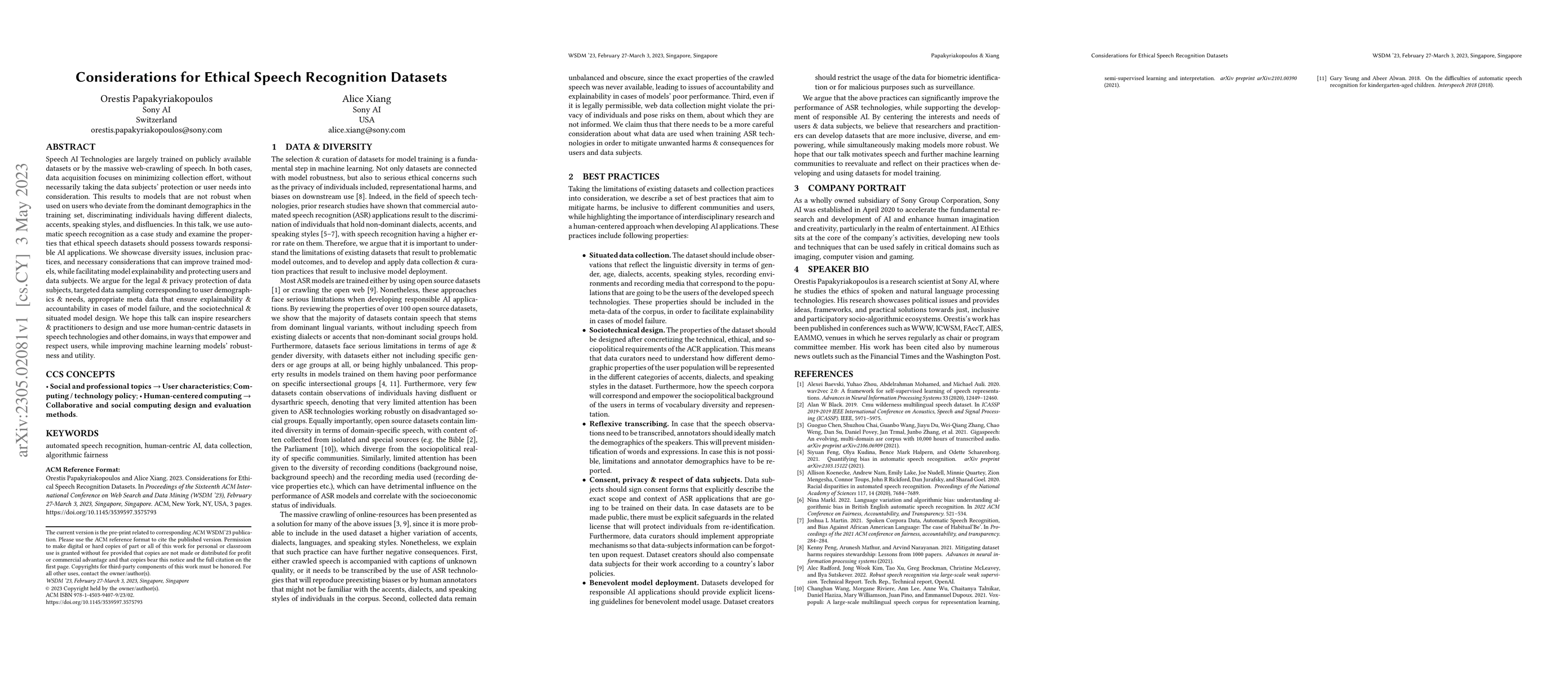 Thumbnail for Considerations for Ethical Speech Recognition Datasets