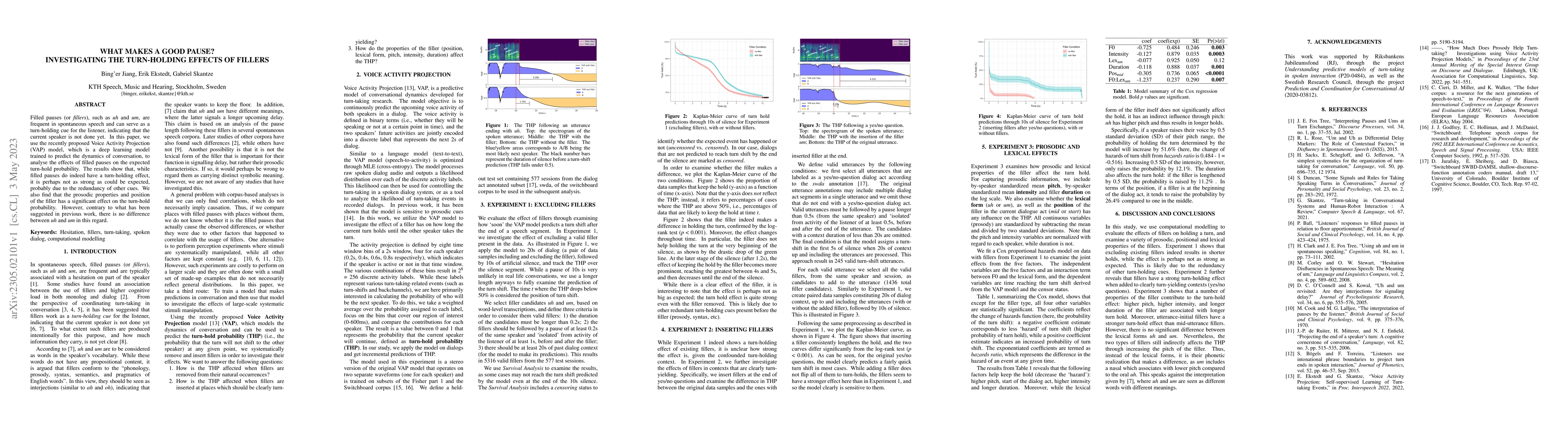 Thumbnail for What makes a good pause? Investigating the turn-holding effects of
  fillers