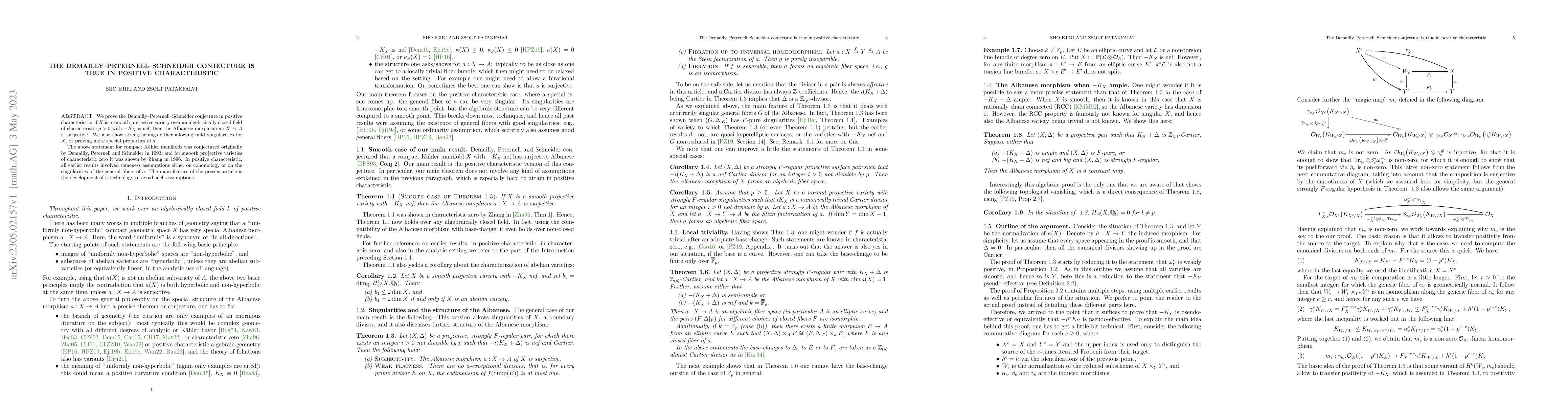 Thumbnail for The Demailly--Peternell--Schneider conjecture is true in positive
  characteristic