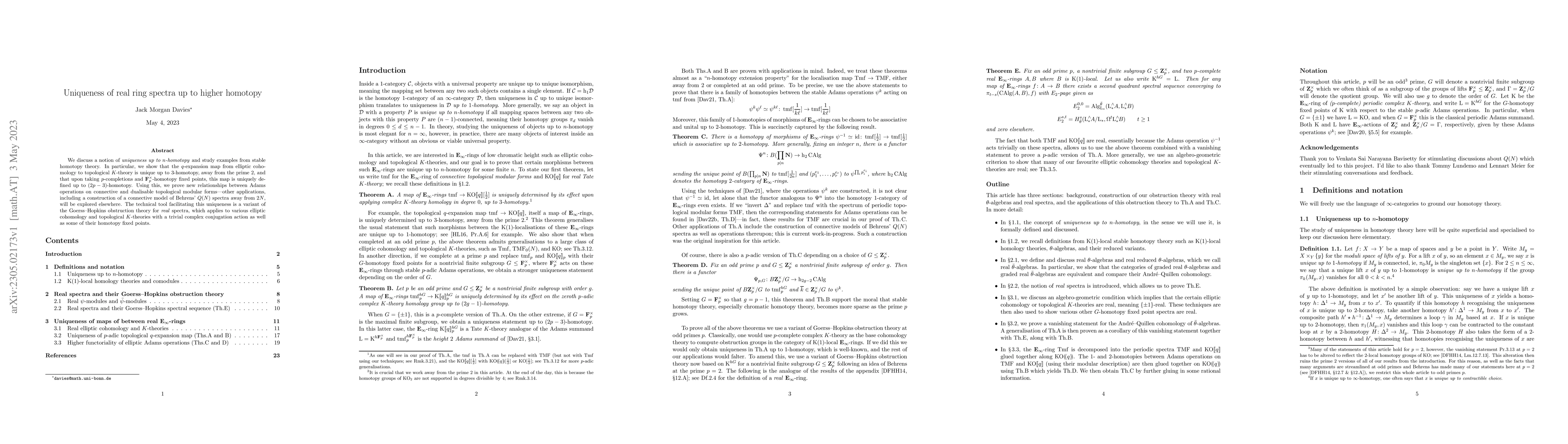 Thumbnail for Uniqueness of real ring spectra up to higher homotopy