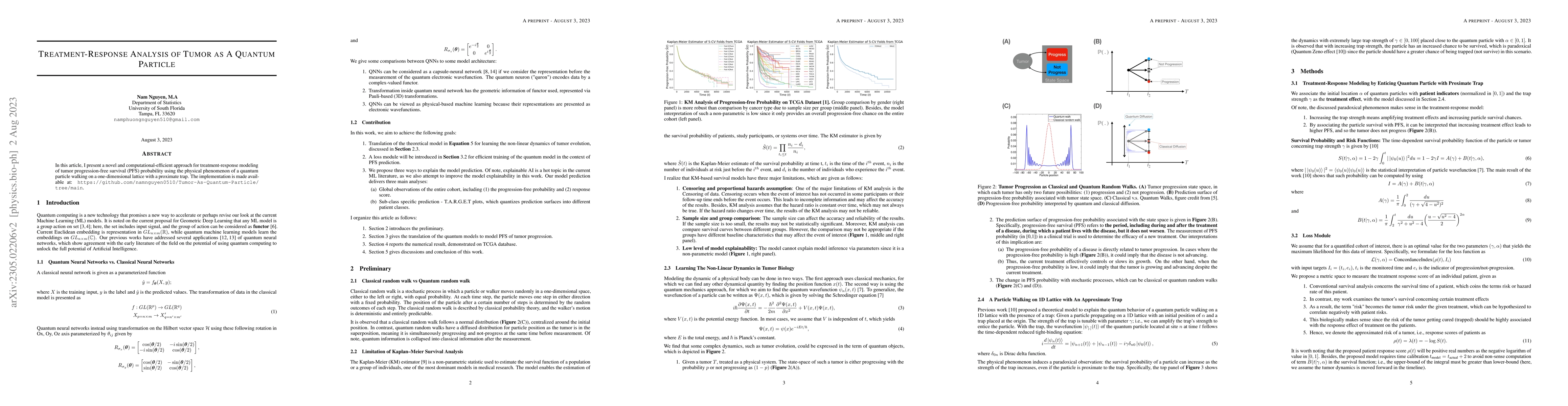 Thumbnail for Treatment-Response Analysis of Tumor as A Quantum Particle