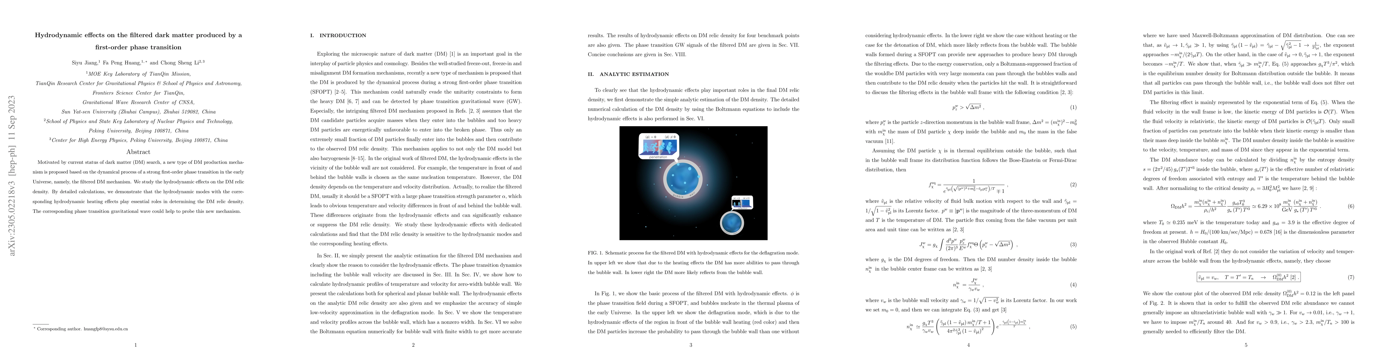 Thumbnail for Hydrodynamic effects on the filtered dark matter produced by a
  first-order phase transition