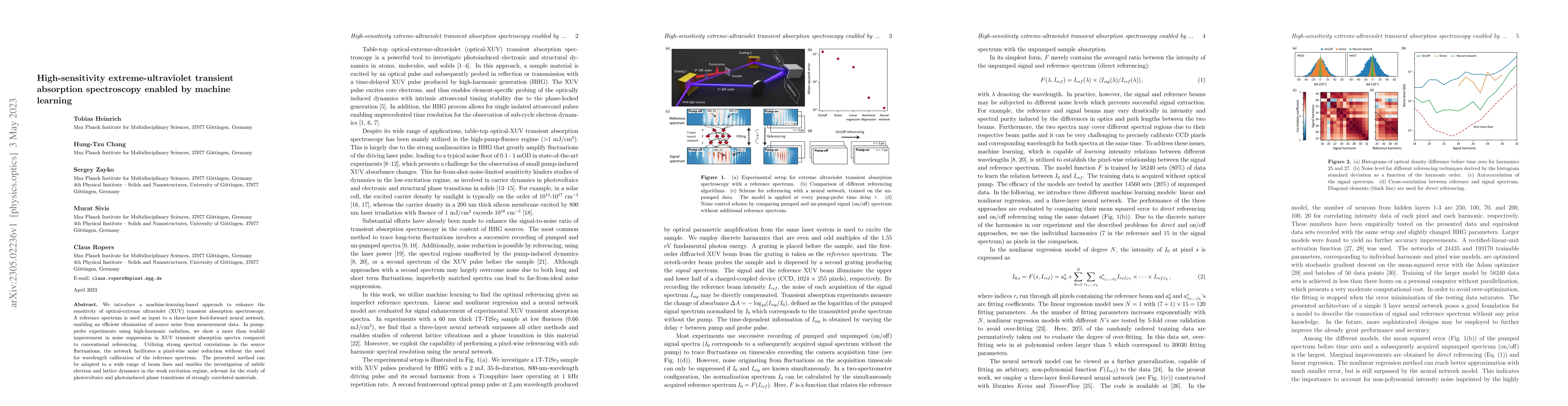 Thumbnail for High-sensitivity extreme-ultraviolet transient absorption spectroscopy
  enabled by machine learning