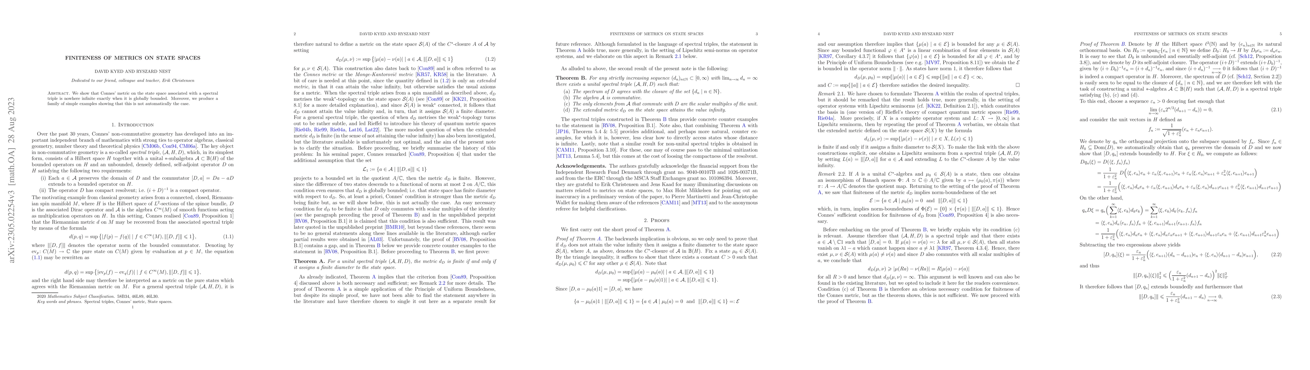 Thumbnail for Finiteness of metrics on state spaces