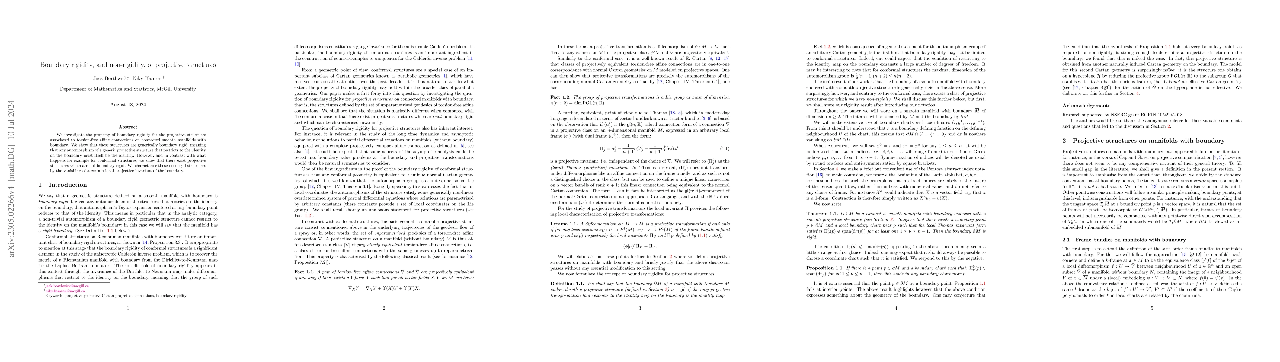 Thumbnail for Boundary rigidity, and non-rigidity, of projective structures