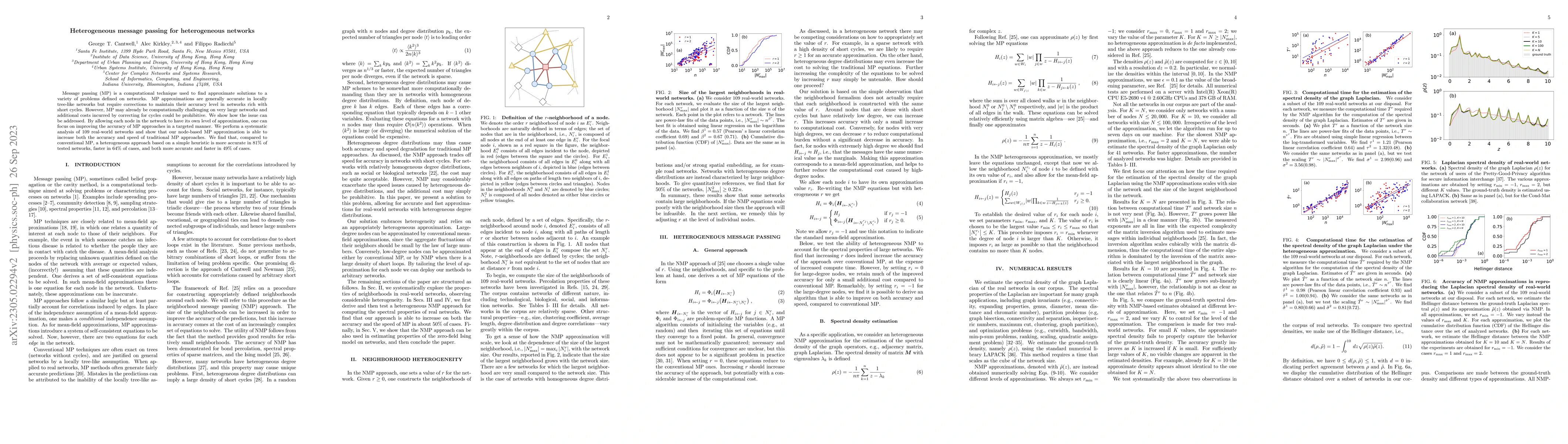 Thumbnail for Heterogeneous message passing for heterogeneous networks