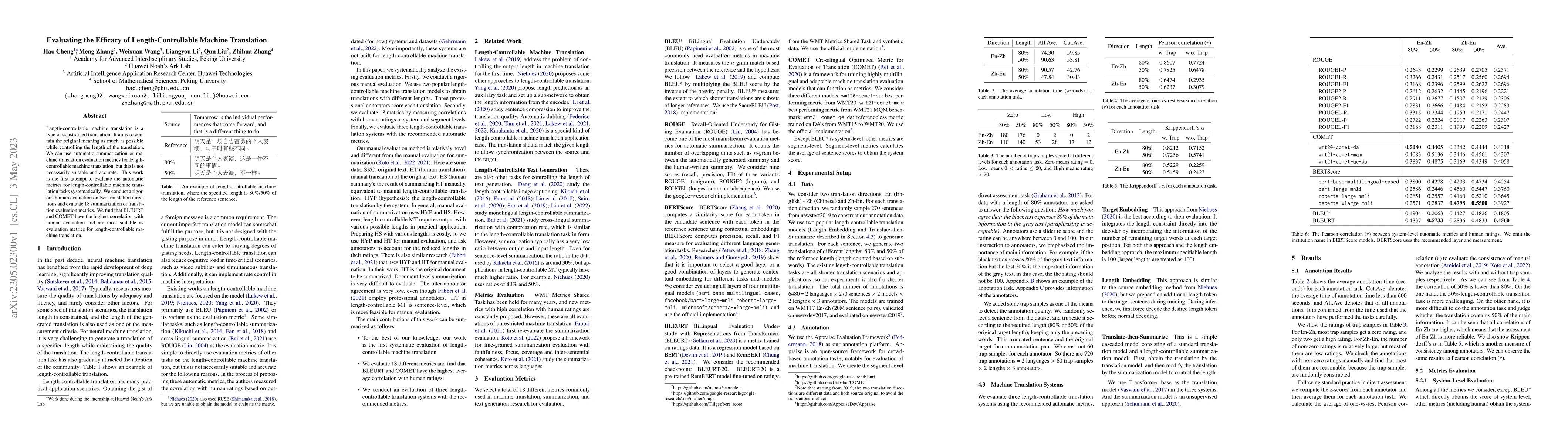 Thumbnail for Evaluating the Efficacy of Length-Controllable Machine Translation