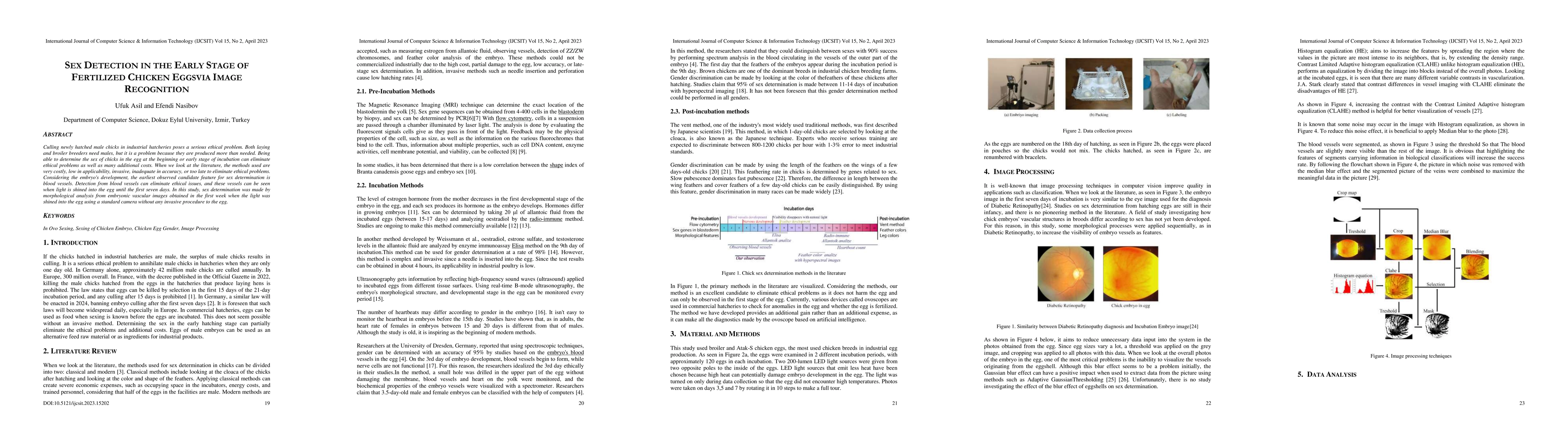 Thumbnail for Sex Detection in the Early Stage of Fertilized Chicken Eggs via Image
  Recognition
