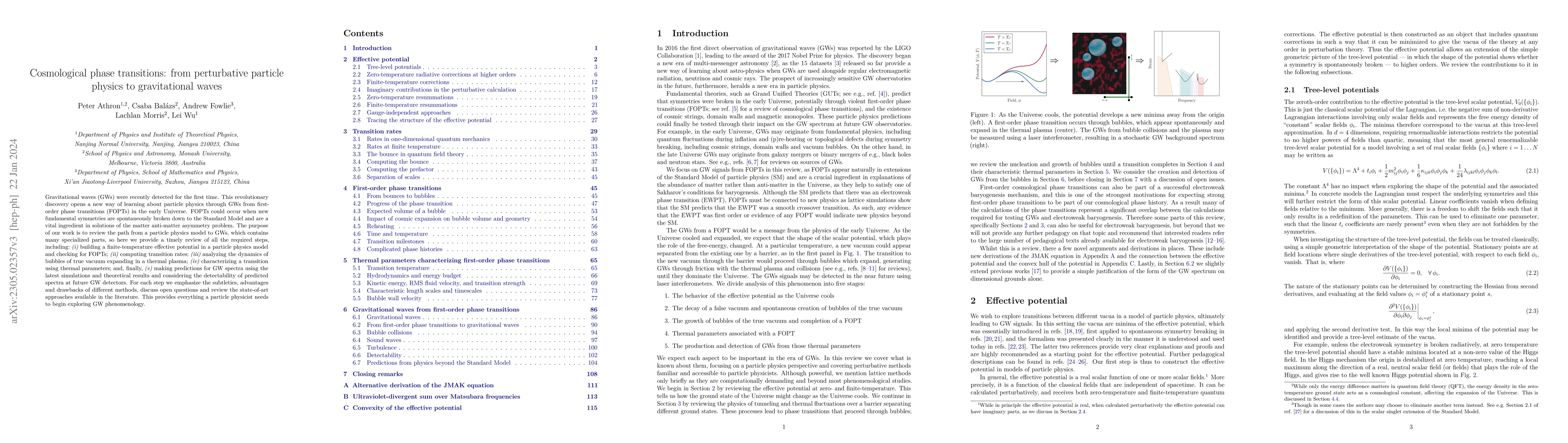 Thumbnail for Cosmological phase transitions: from perturbative particle physics to
  gravitational waves