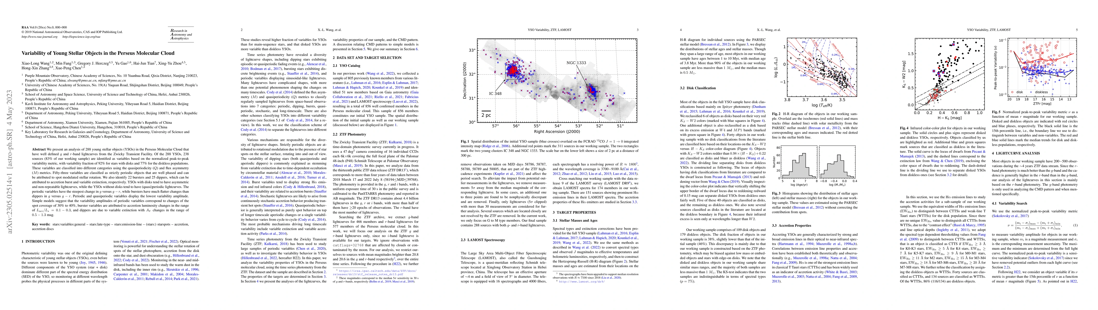 Thumbnail for Variability of Young Stellar Objects in the Perseus Molecular Cloud