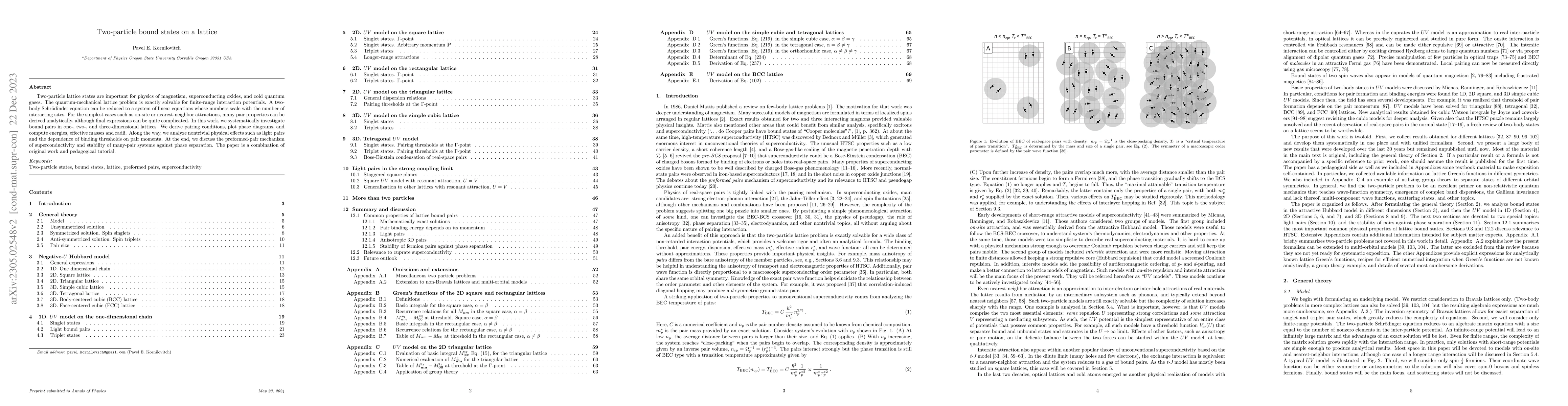 Thumbnail for Two-particle bound states on a lattice
