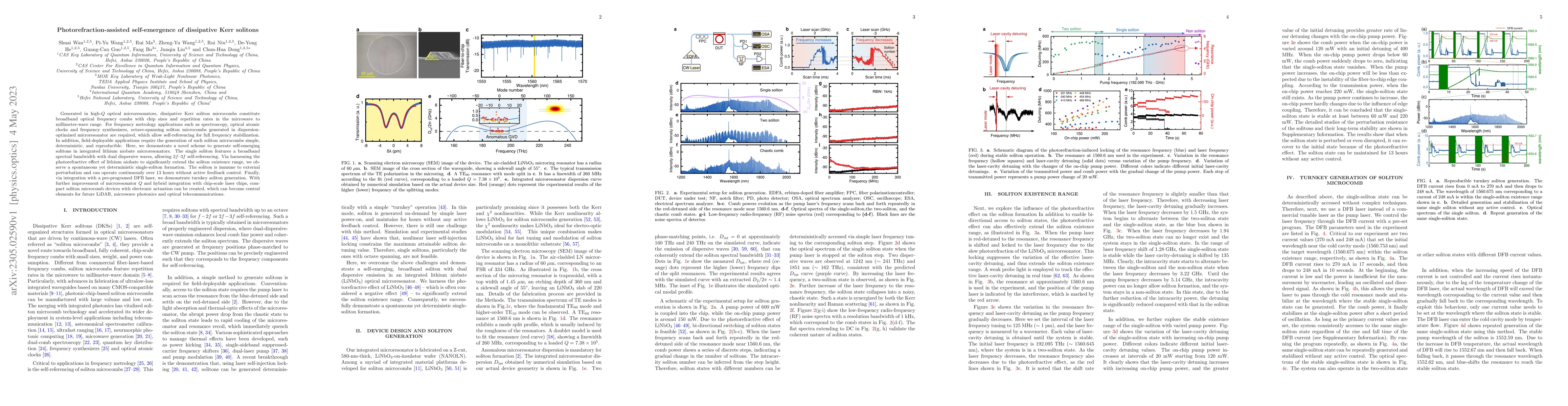 Thumbnail for Photorefraction-assisted self-emergence of dissipative Kerr solitons