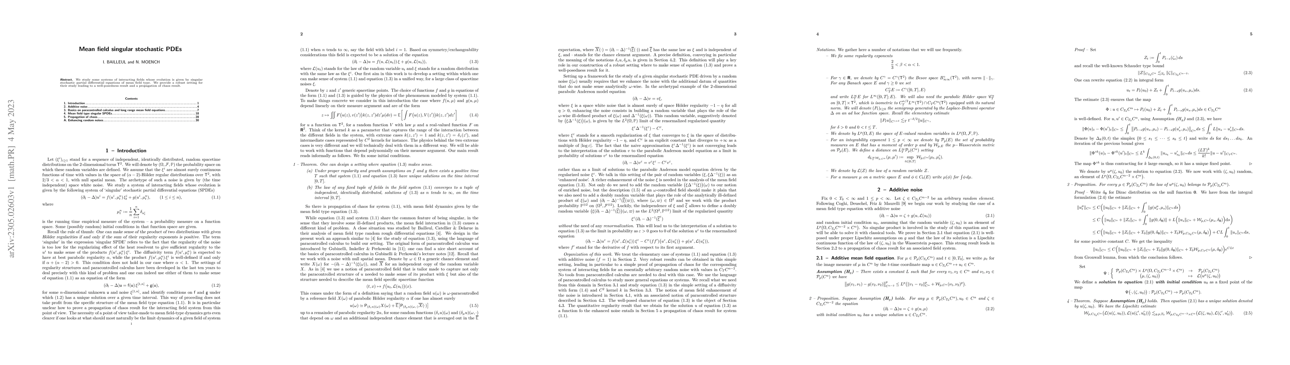 Thumbnail for Mean field singular stochastic PDEs