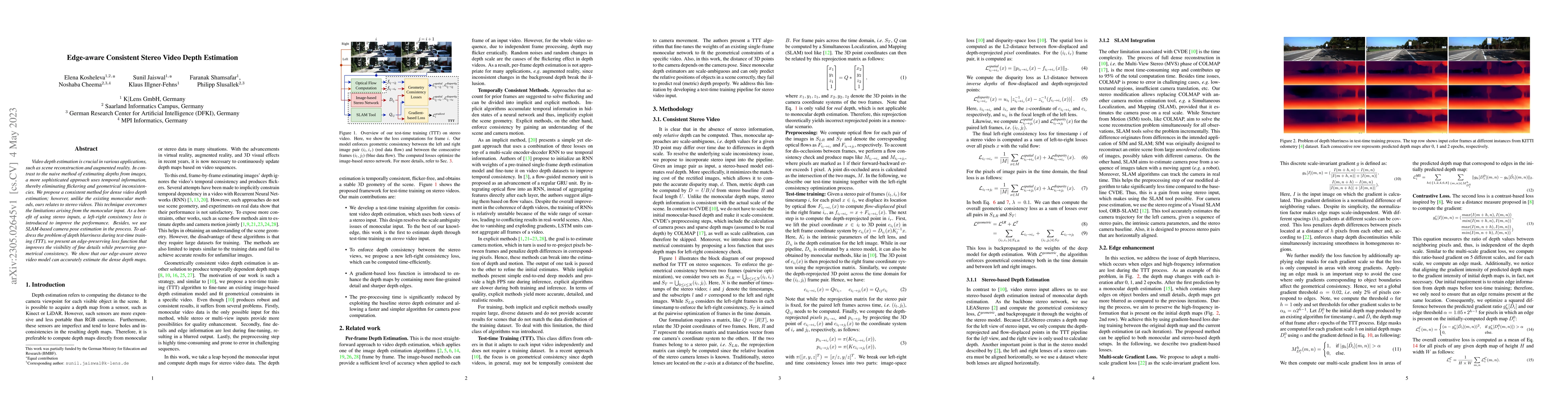 Thumbnail for Edge-aware Consistent Stereo Video Depth Estimation