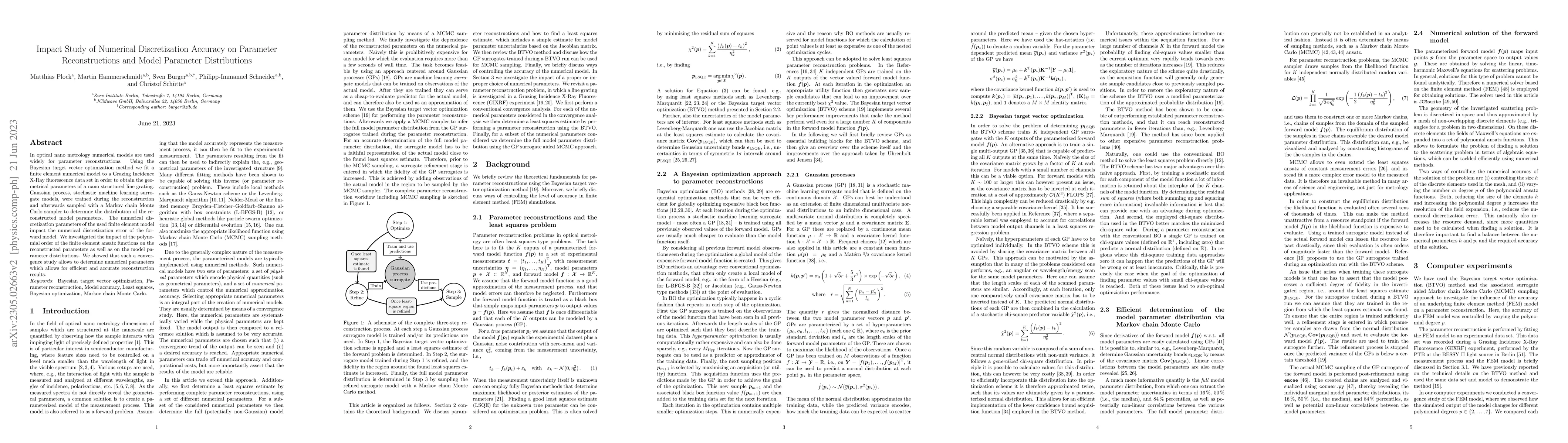 Thumbnail for Impact Study of Numerical Discretization Accuracy on Parameter
  Reconstructions and Model Parameter Distributions