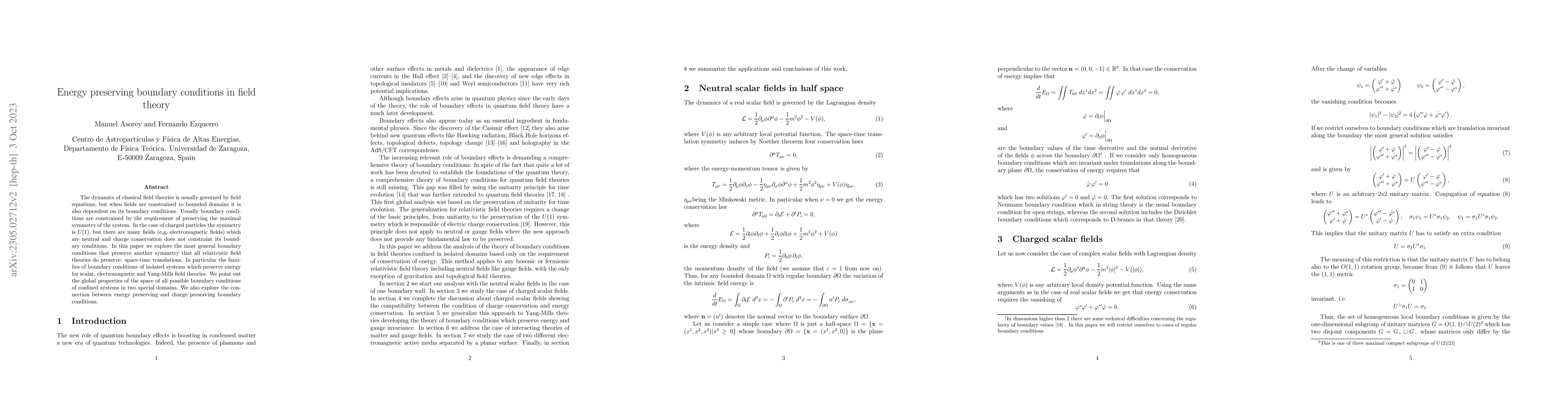 Thumbnail for Energy preserving boundary conditions in field theory