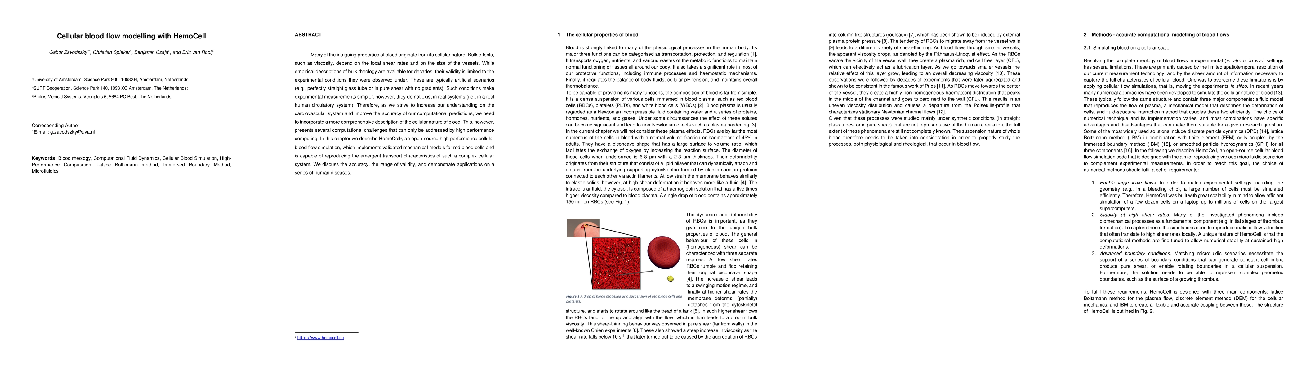 Thumbnail for Cellular blood flow modelling with HemoCell