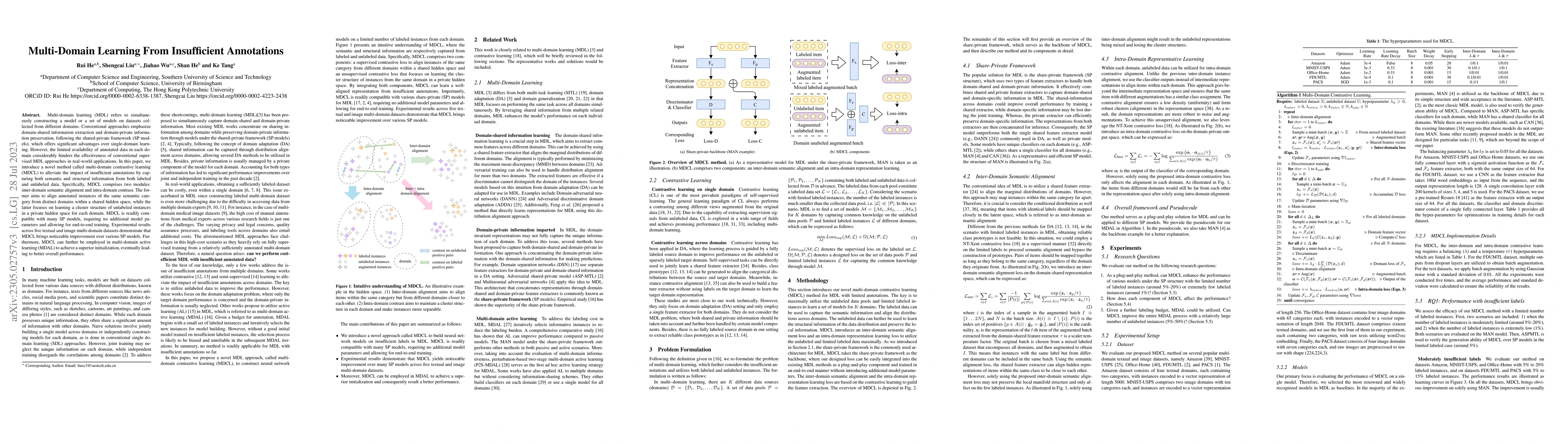 Thumbnail for Multi-Domain Learning From Insufficient Annotations
