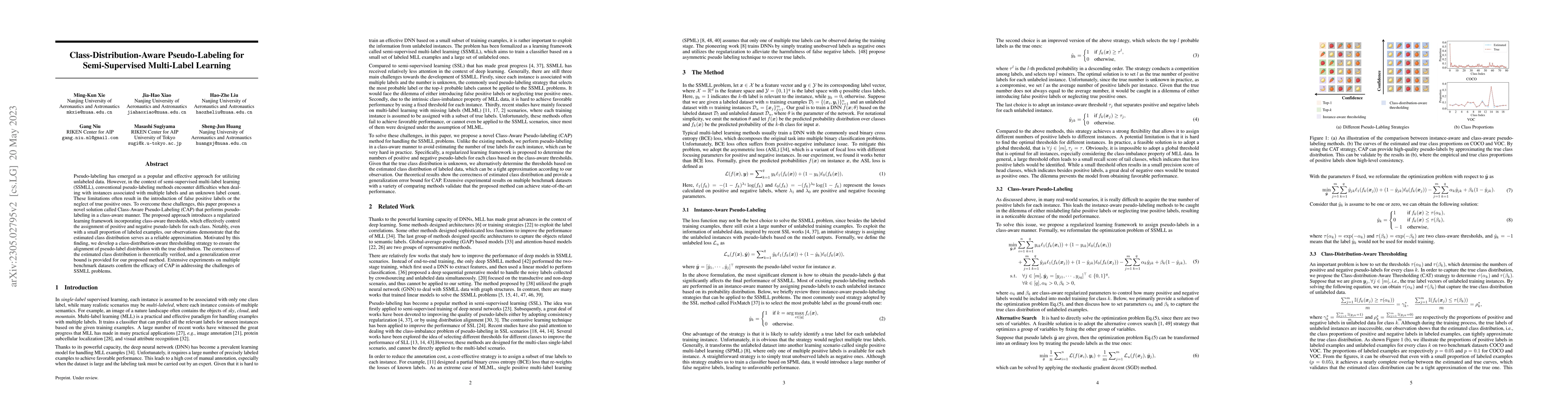 Thumbnail for Class-Distribution-Aware Pseudo Labeling for Semi-Supervised Multi-Label
  Learning