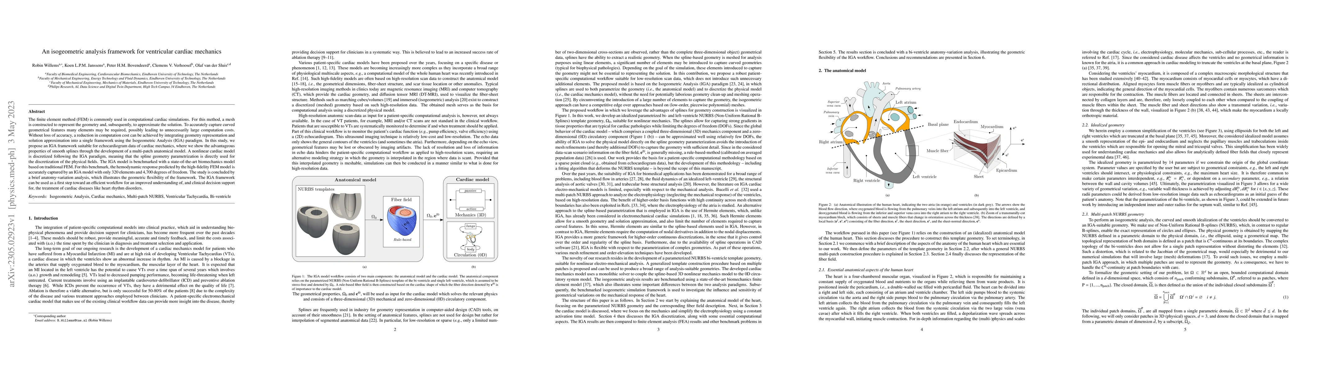 Thumbnail for An isogeometric analysis framework for ventricular cardiac mechanics