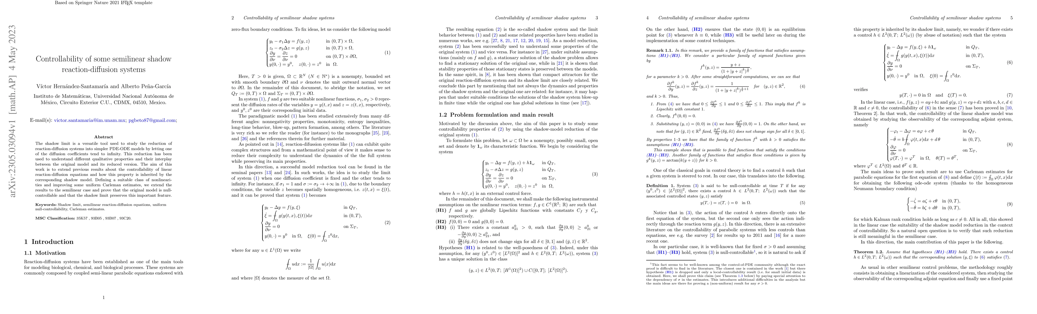 Thumbnail for Controllability of some semilinear shadow reaction-diffusion systems