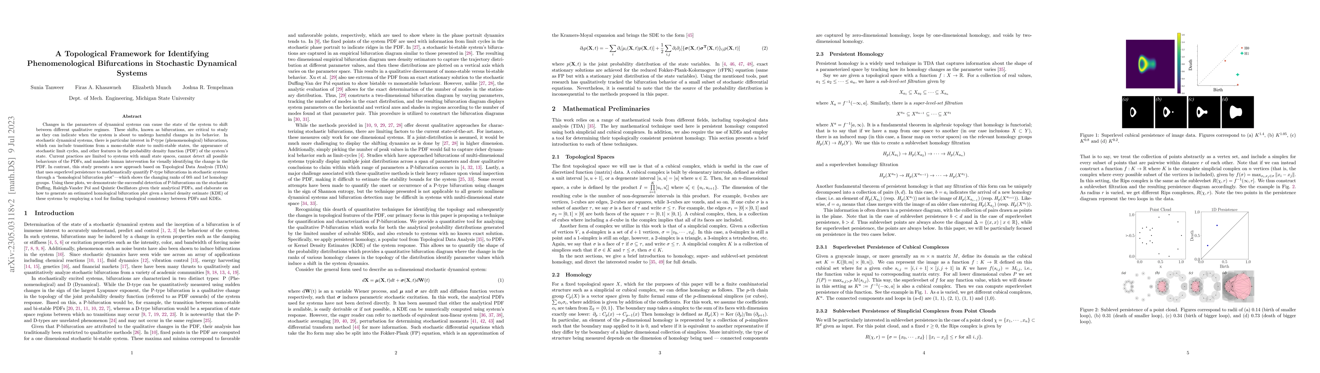 Thumbnail for A Topological Framework for Identifying Phenomenological Bifurcations in
  Stochastic Dynamical Systems