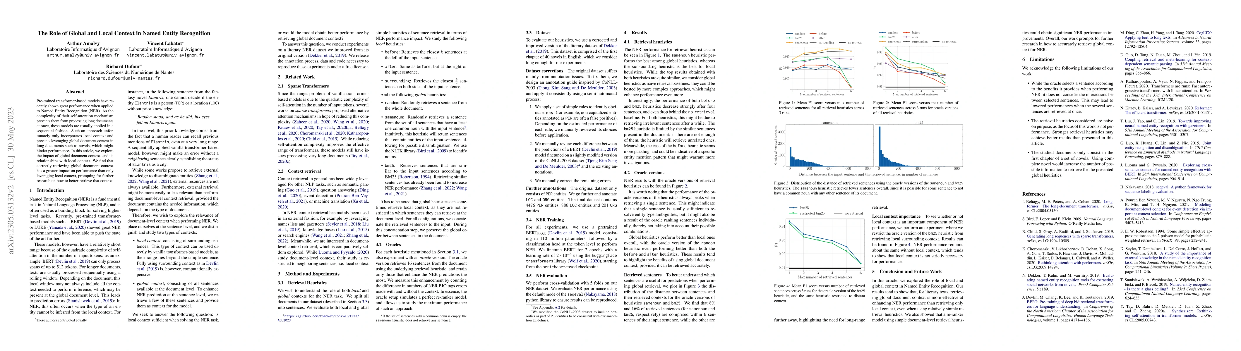 Thumbnail for The Role of Global and Local Context in Named Entity Recognition