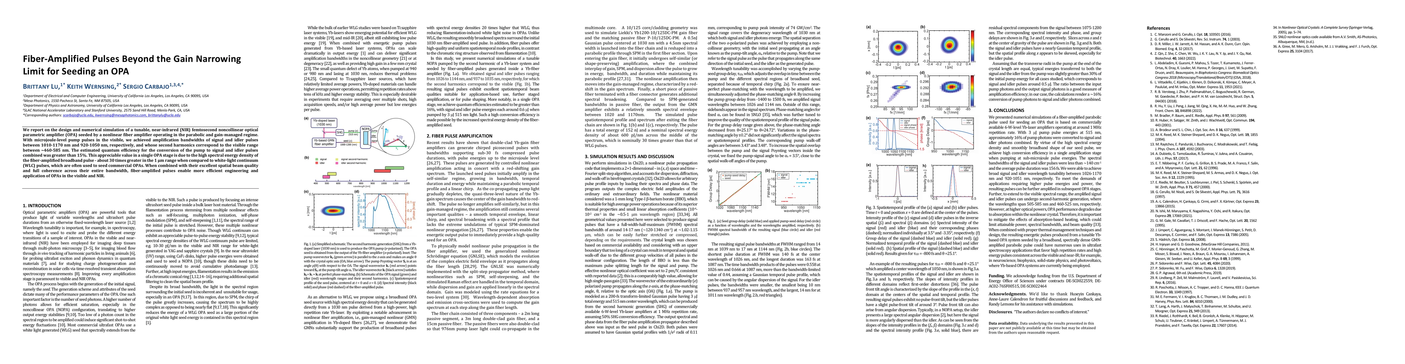 Thumbnail for Fiber-Amplified Pulses Beyond the Gain Narrowing Limit for Seeding an
  OPA
