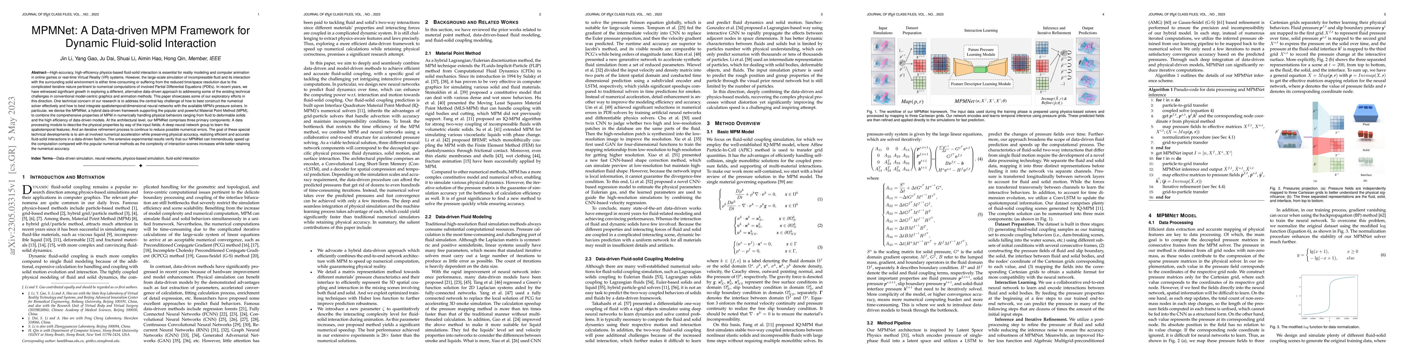 Thumbnail for MPMNet: A Data-Driven MPM Framework for Dynamic Fluid-Solid Interaction