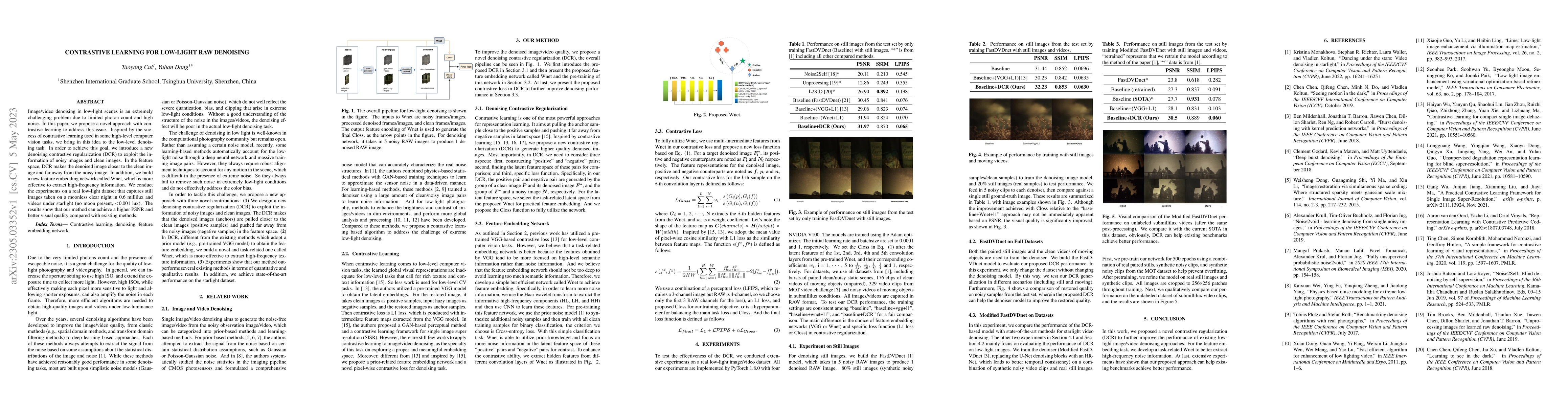 Thumbnail for Contrastive Learning for Low-light Raw Denoising