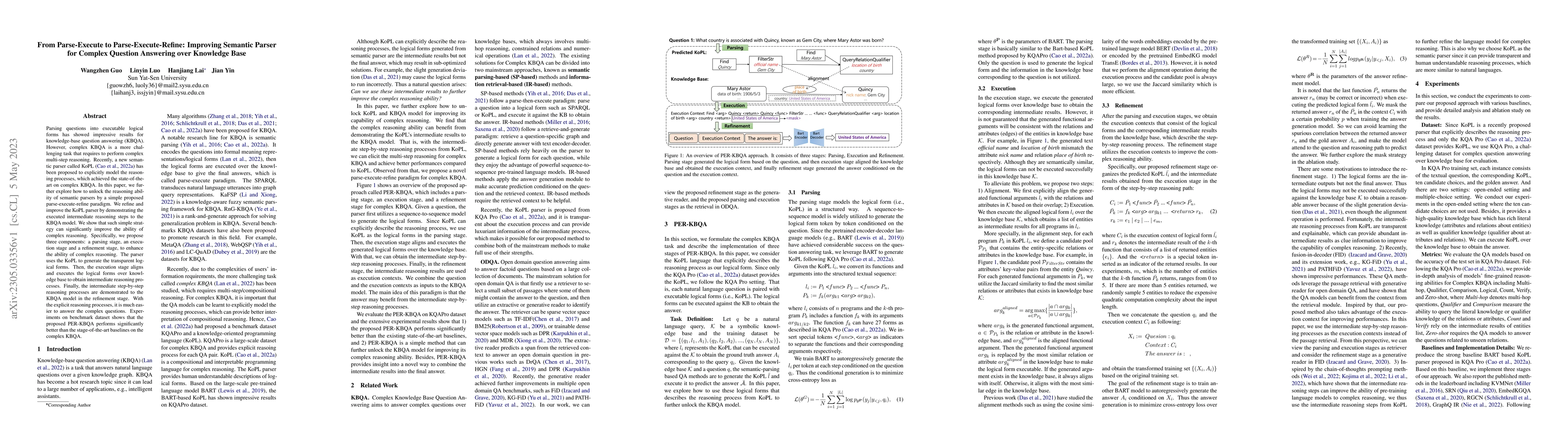 Thumbnail for From Parse-Execute to Parse-Execute-Refine: Improving Semantic Parser
  for Complex Question Answering over Knowledge Base