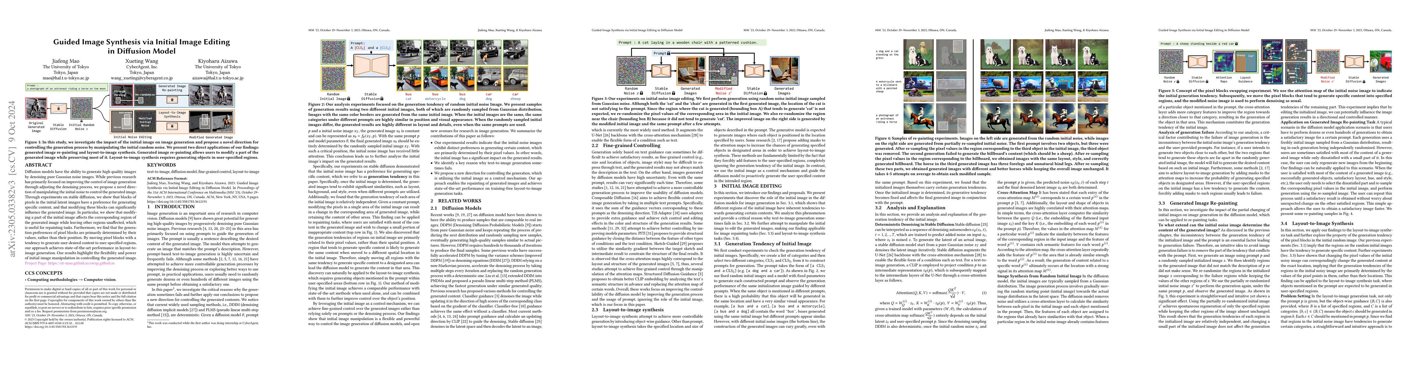 Thumbnail for Guided Image Synthesis via Initial Image Editing in Diffusion Model