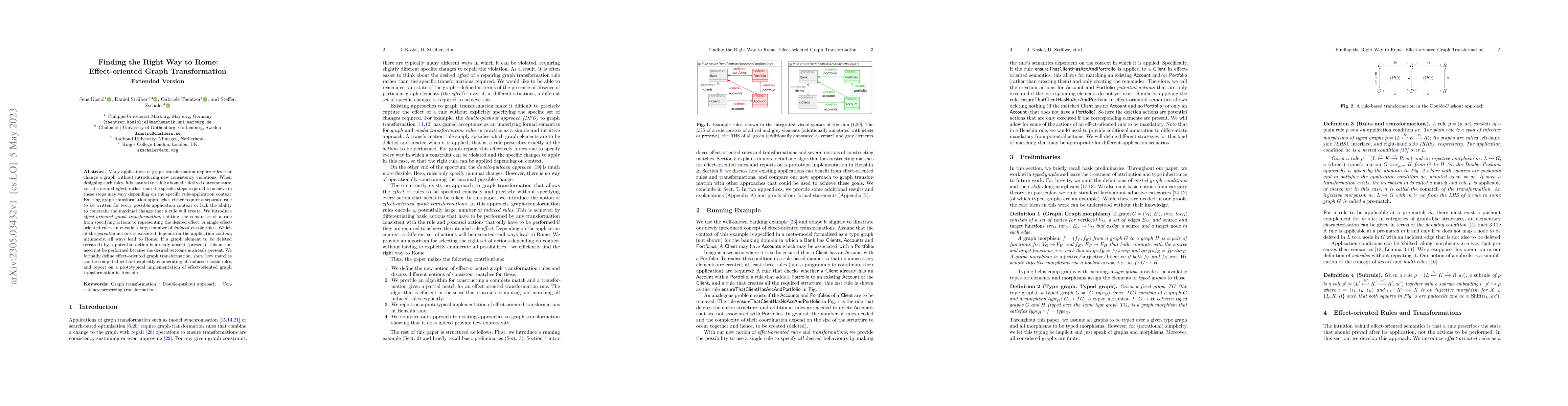 Thumbnail for Finding the Right Way to Rome: Effect-oriented Graph Transformation