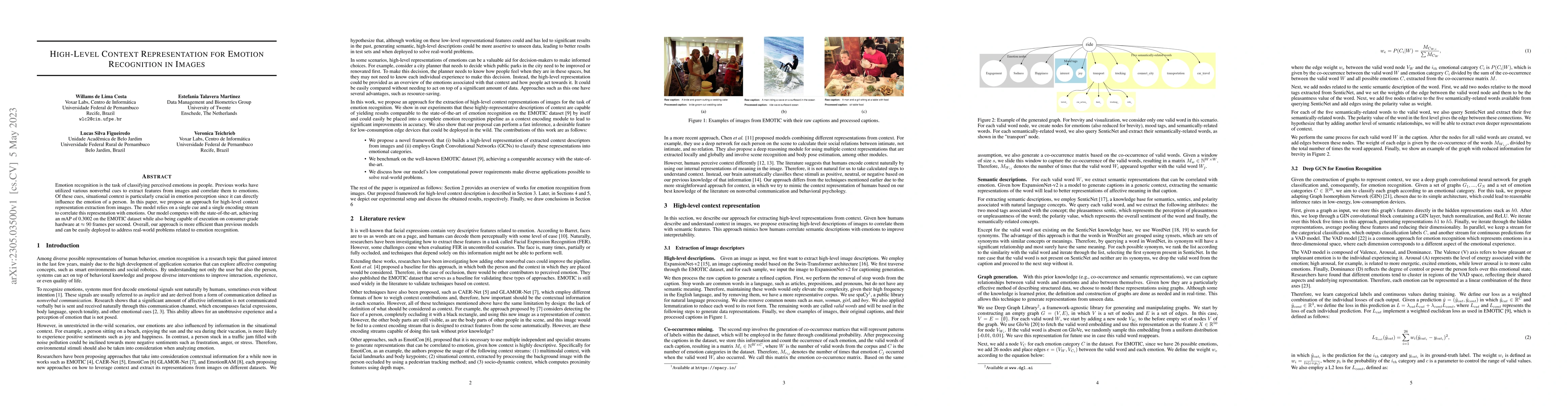 Thumbnail for High-Level Context Representation for Emotion Recognition in Images