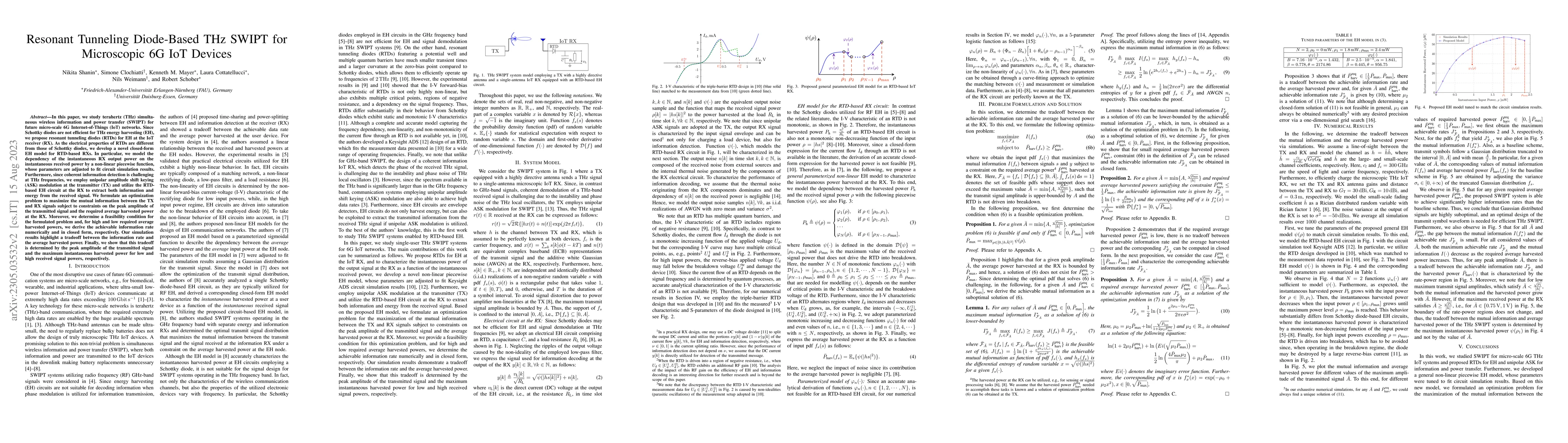 Thumbnail for Resonant Tunneling Diode-Based THz SWIPT for Microscopic 6G IoT Devices