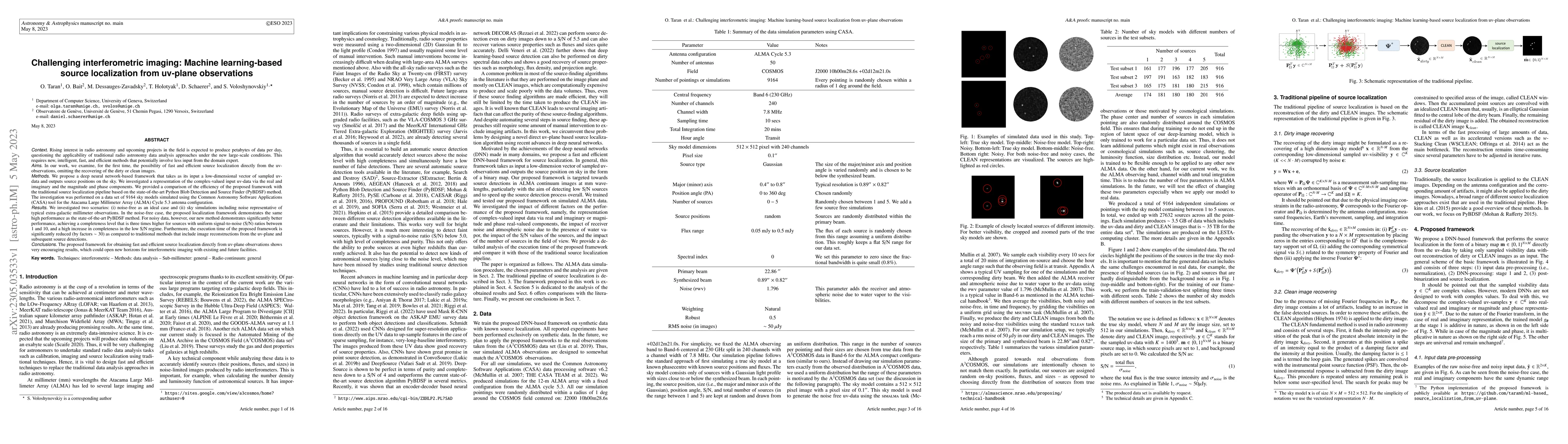 Thumbnail for Challenging interferometric imaging: Machine learning-based source
  localization from uv-plane observations