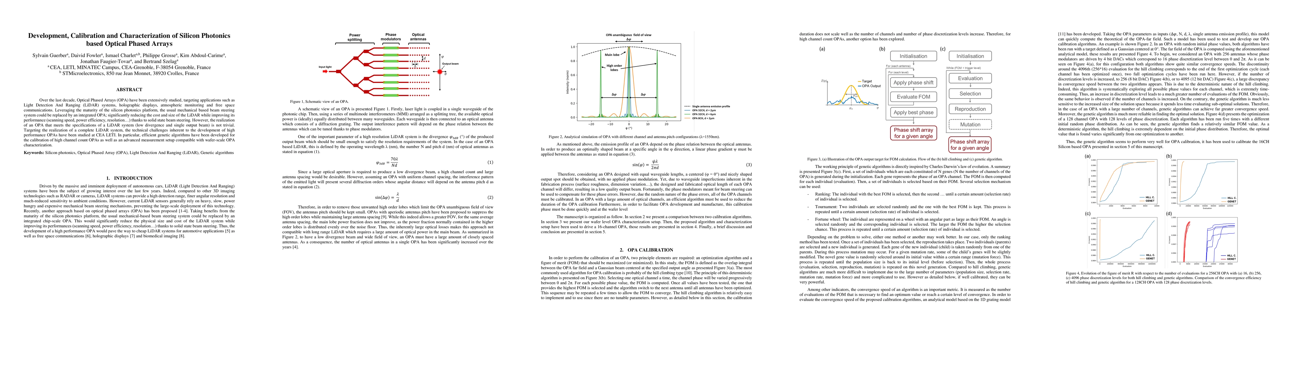 Thumbnail for Development, calibration and characterization of silicon photonics based
  optical phased arrays