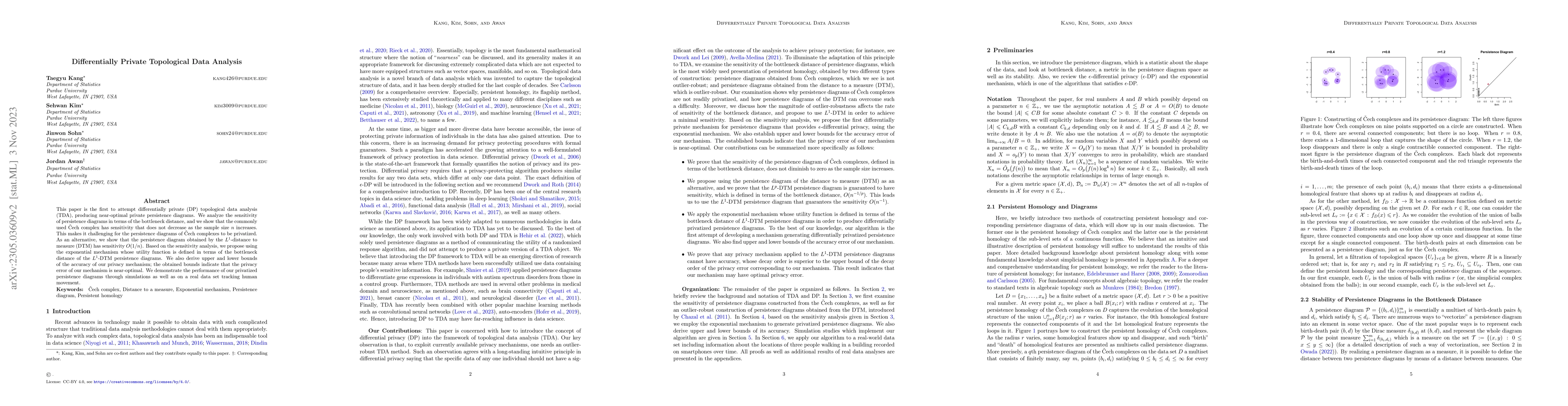 Thumbnail for Differentially Private Topological Data Analysis