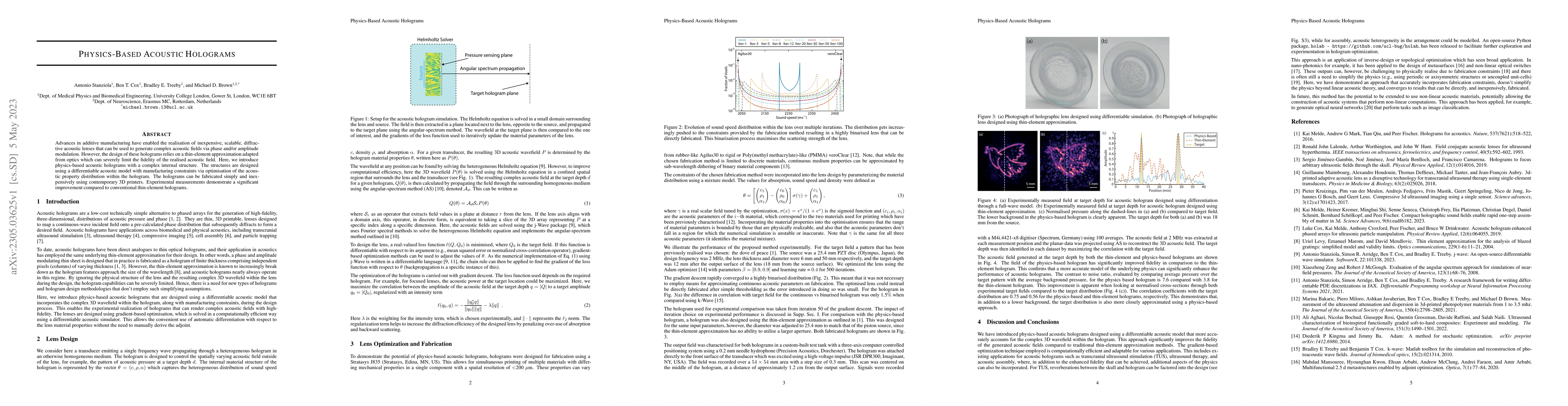 Thumbnail for Physics-Based Acoustic Holograms