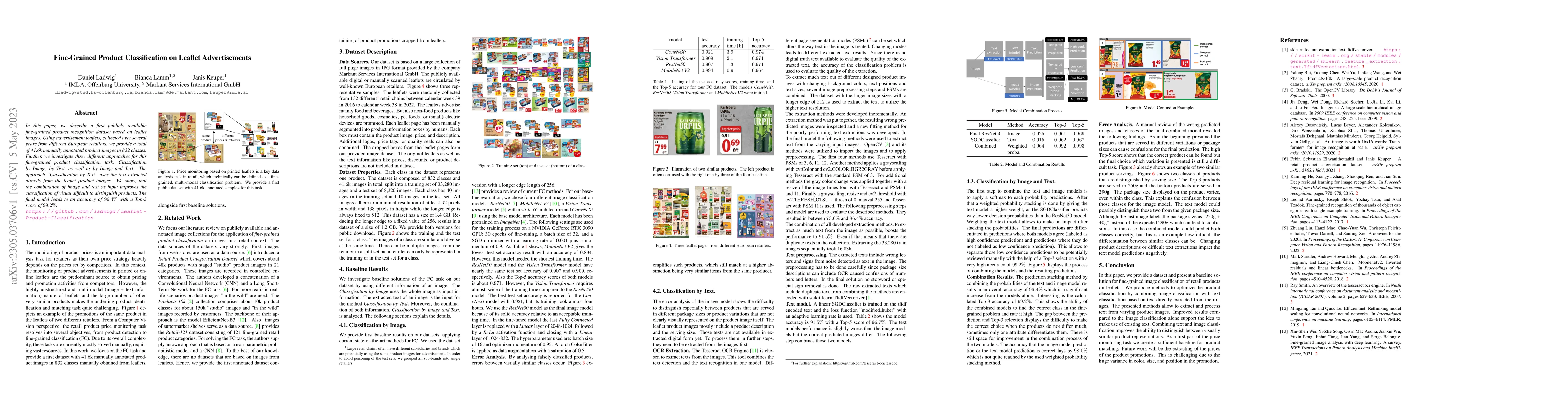 Thumbnail for Fine-Grained Product Classification on Leaflet Advertisements