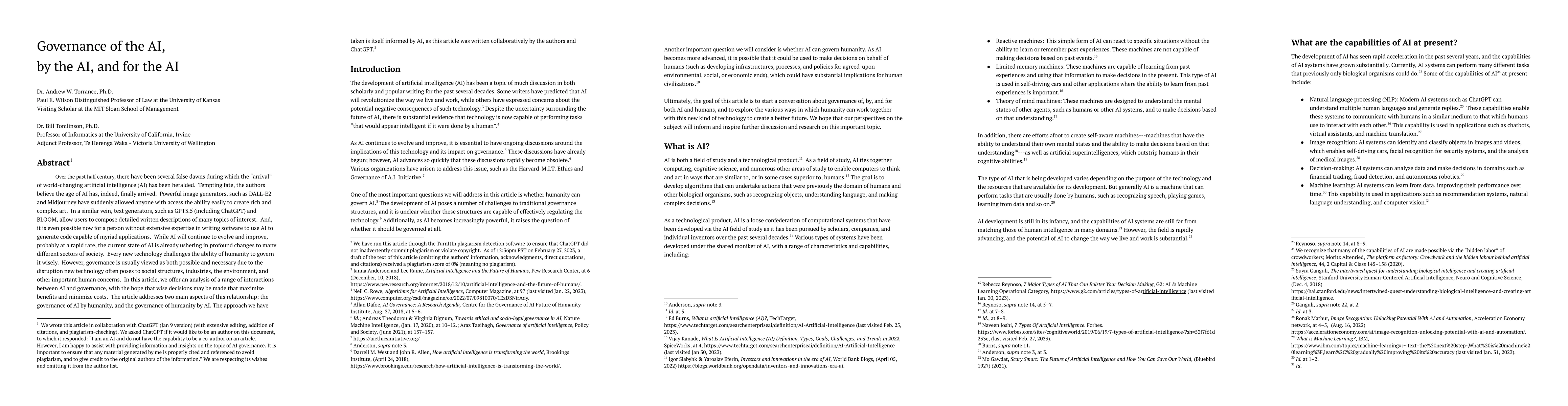 Thumbnail for Governance of the AI, by the AI, and for the AI