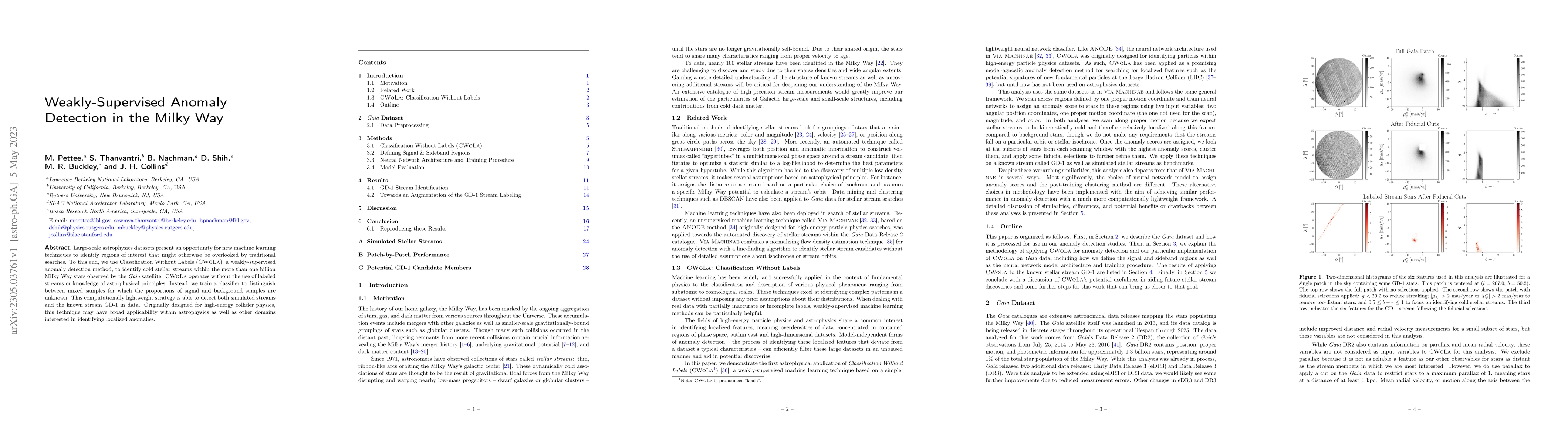 Thumbnail for Weakly-Supervised Anomaly Detection in the Milky Way