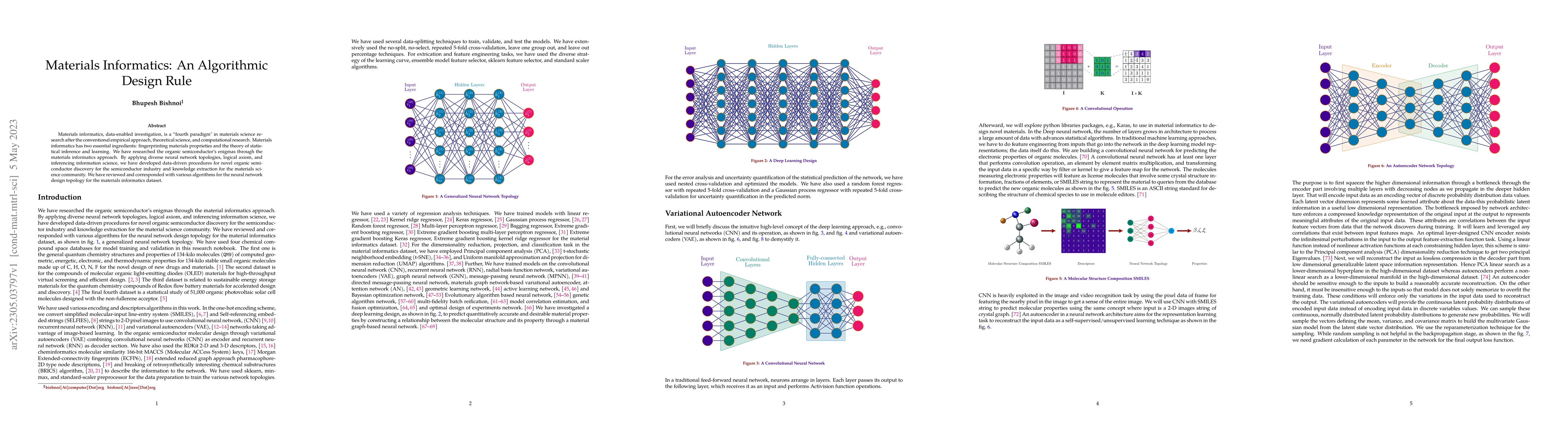 Thumbnail for Materials Informatics: An Algorithmic Design Rule