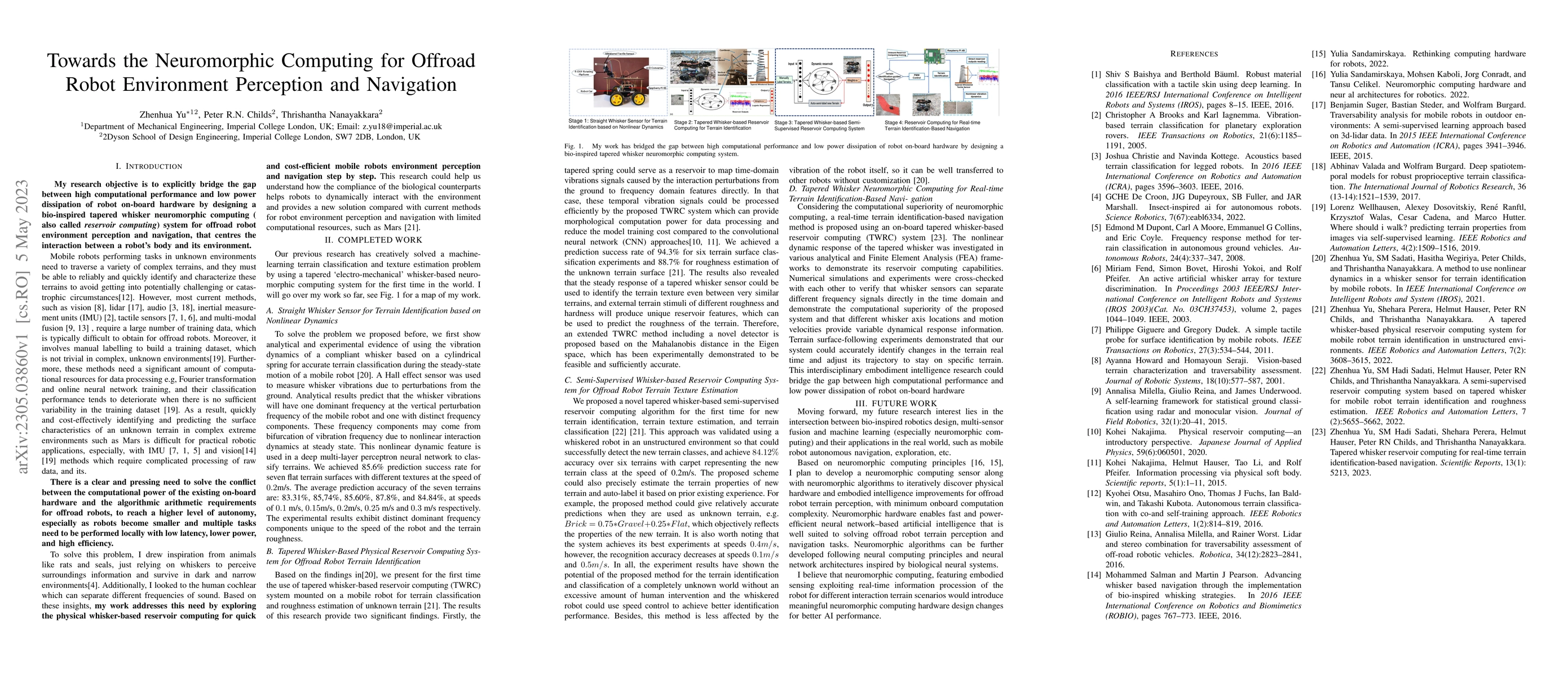 Thumbnail for Towards the Neuromorphic Computing for Offroad Robot Environment
  Perception and Navigation