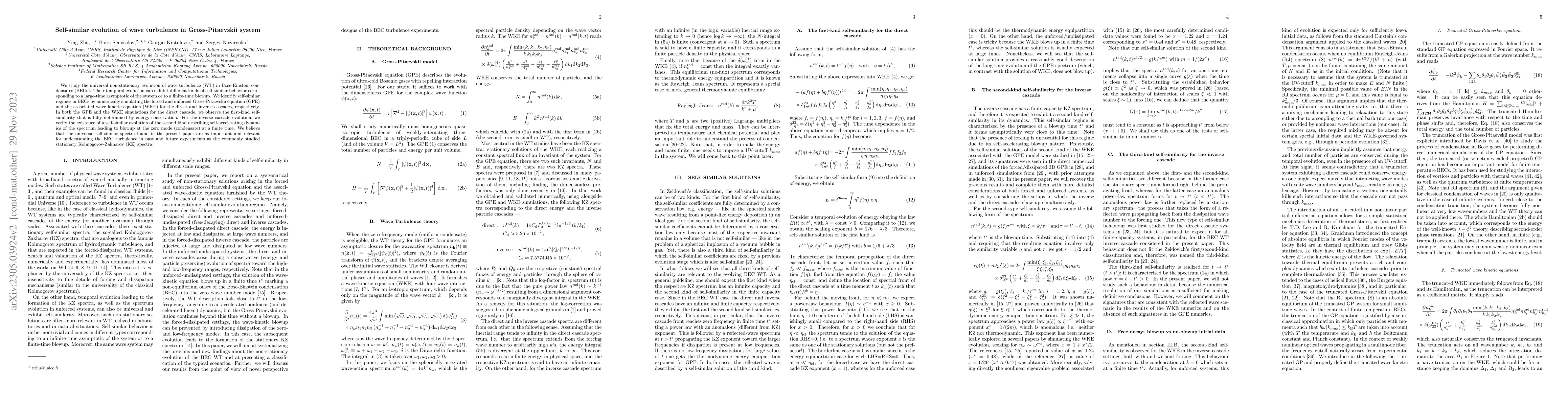 Thumbnail for Self-similar evolution of wave turbulence in Gross-Pitaevskii system