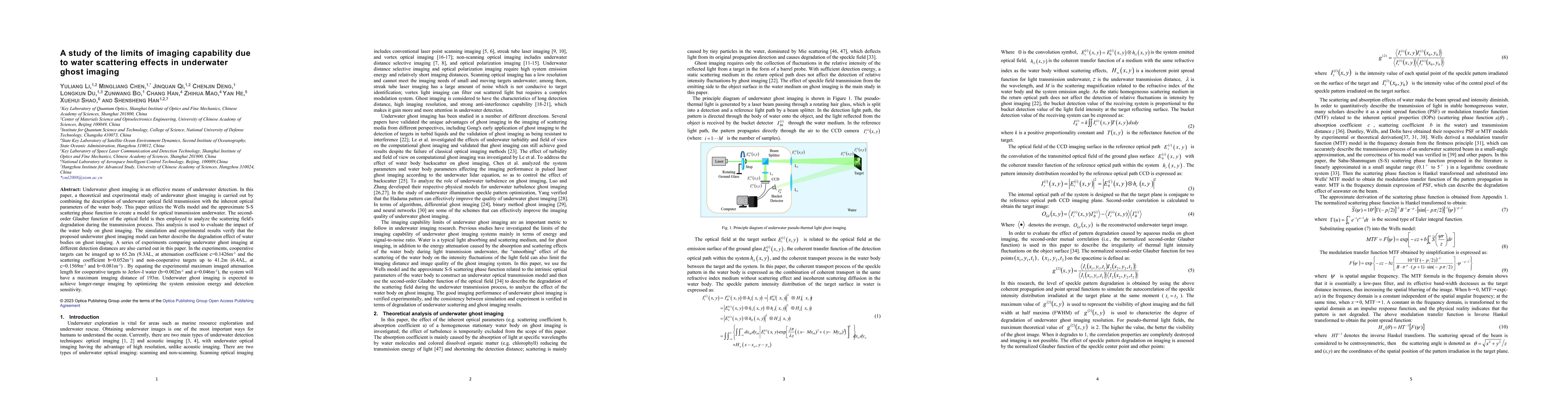 Thumbnail for A study of the limits of imaging capability due to water scattering
  effects in underwater ghost imaging