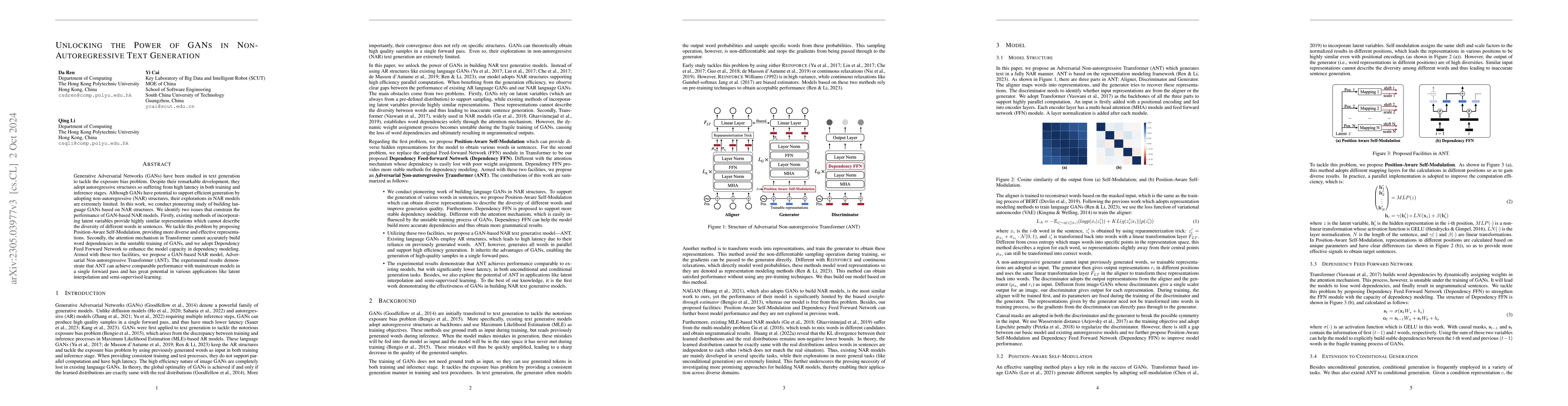 Thumbnail for An Adversarial Non-Autoregressive Model for Text Generation with
  Incomplete Information