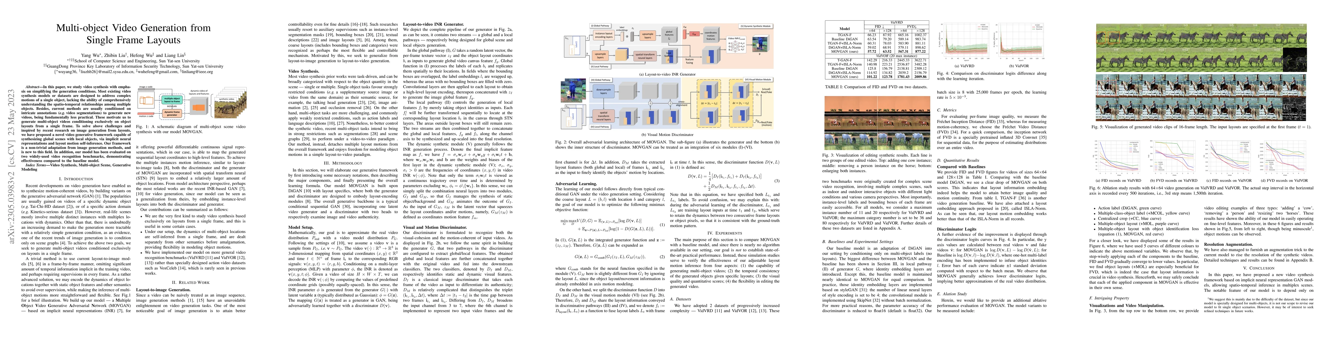 Thumbnail for Multi-object Video Generation from Single Frame Layouts