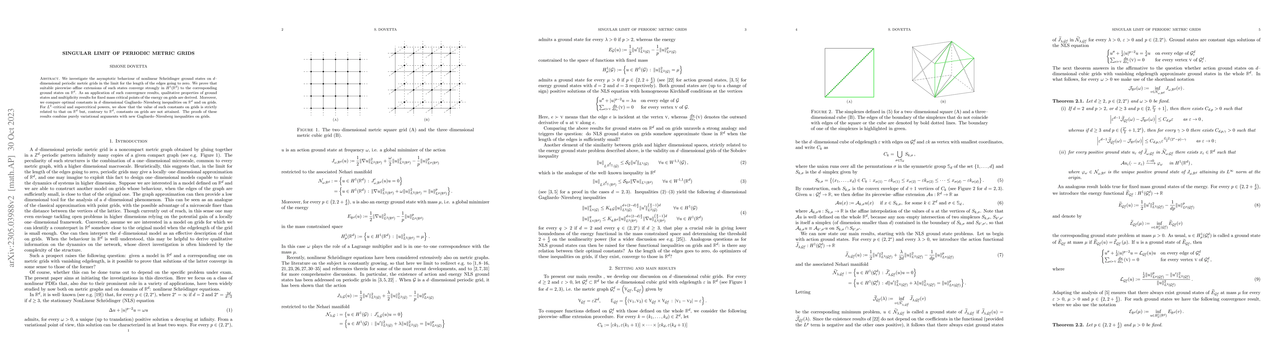 Thumbnail for Singular limit of periodic metric grids